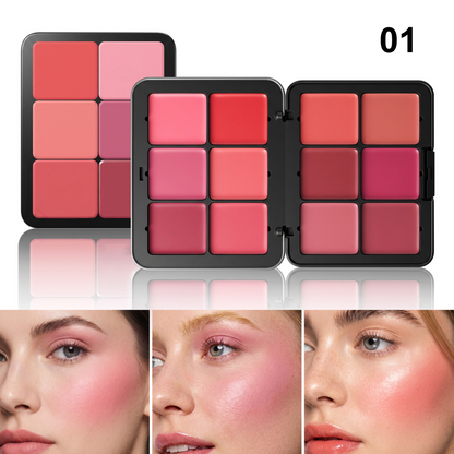 Six-color blush | Create an atmosphere makeup effect