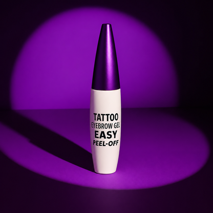 Tear-off tattoo eyebrow gel